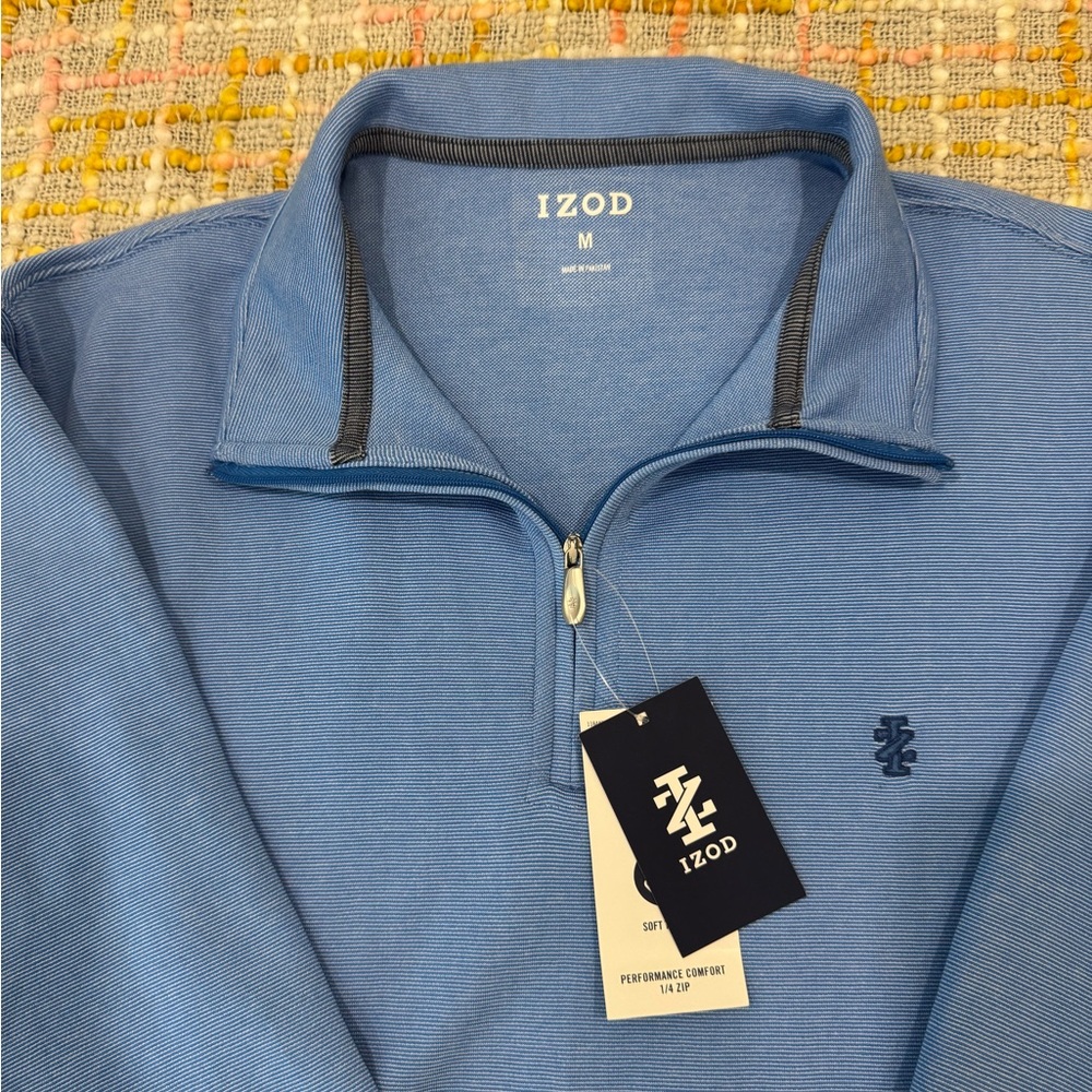 COPY - Izod Men’s Advantage Performance Quarter Zip Fleece Pullover